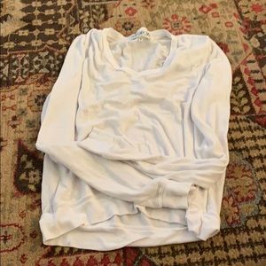 Wild fox white v neck